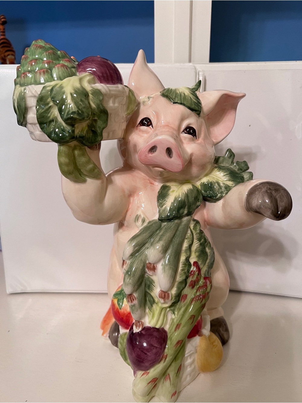 Fitz and Floyd “Percy The Pig” Retired approx 12” tall
